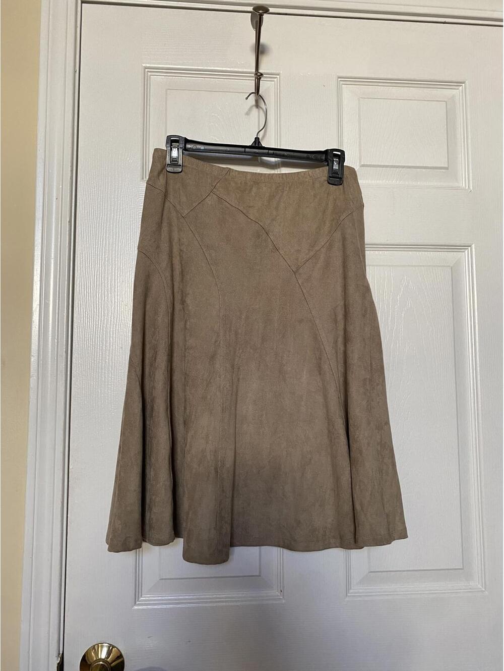 Lapis Medium Brown A-Line Skirt Med